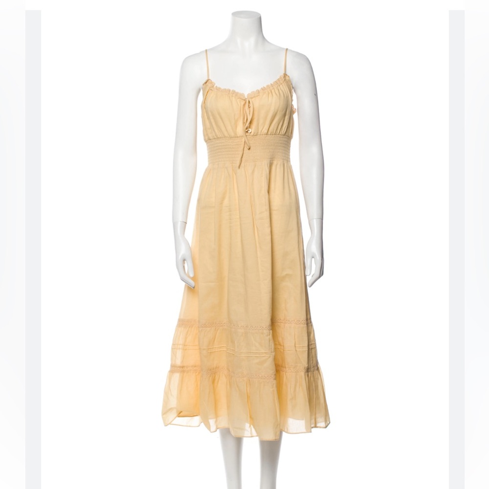 Reformation yellow dress